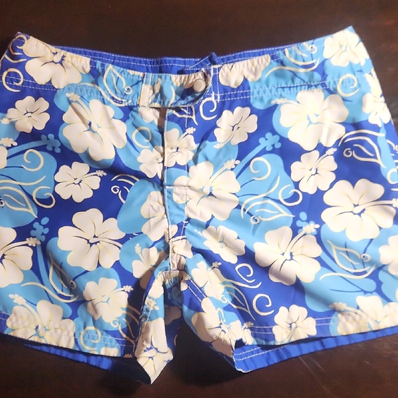Stylish Blue Women's Shorts - Picture 3 of 5
